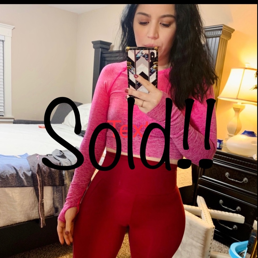 Victoria Secret Pink seemless crop top